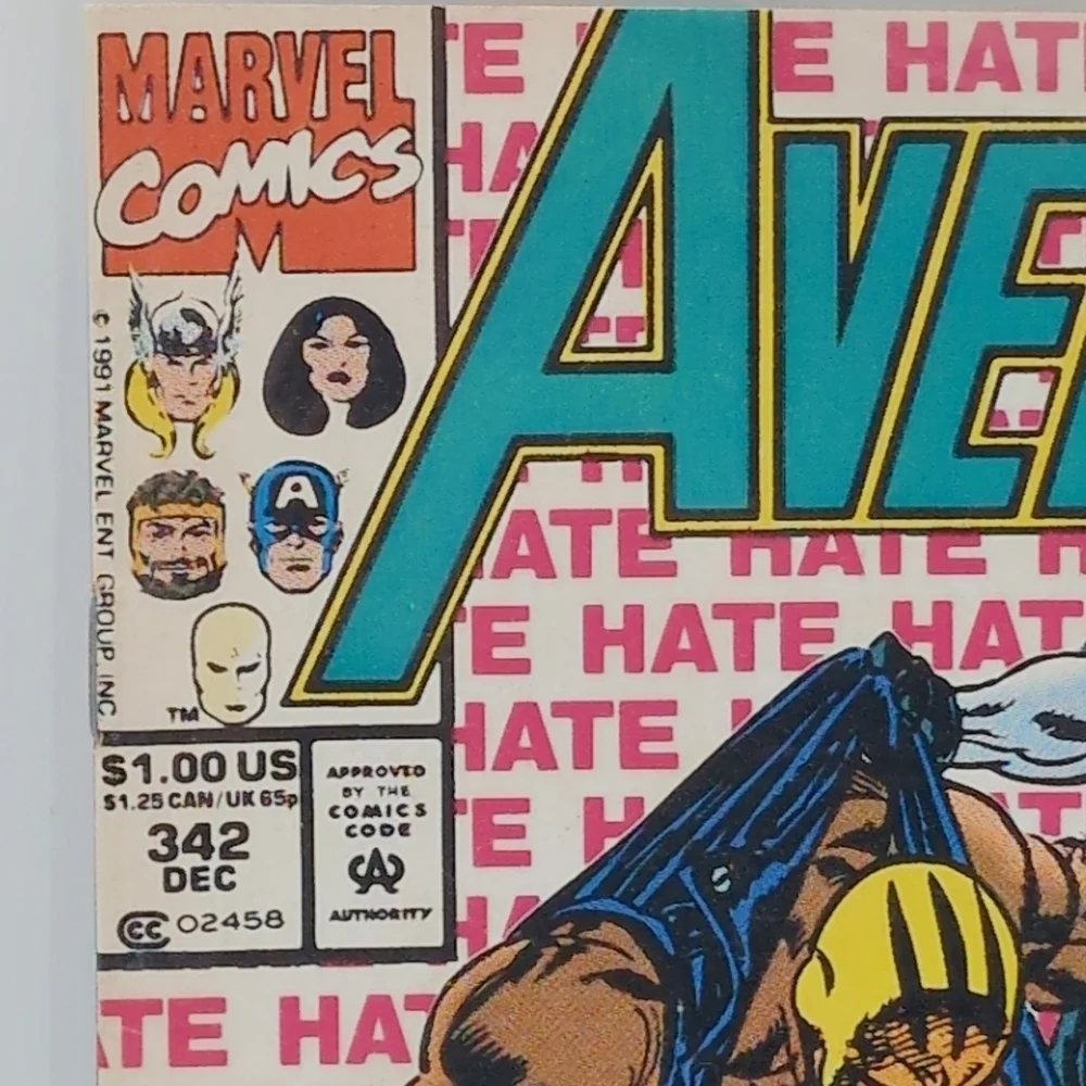 Marvel Avengers #342 1991 Comic Book